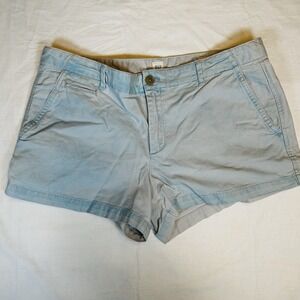 GAP Summer Shorts Women's Lt Blue  Casual Everyday Shorts Size 10 2.5 Inch Seam